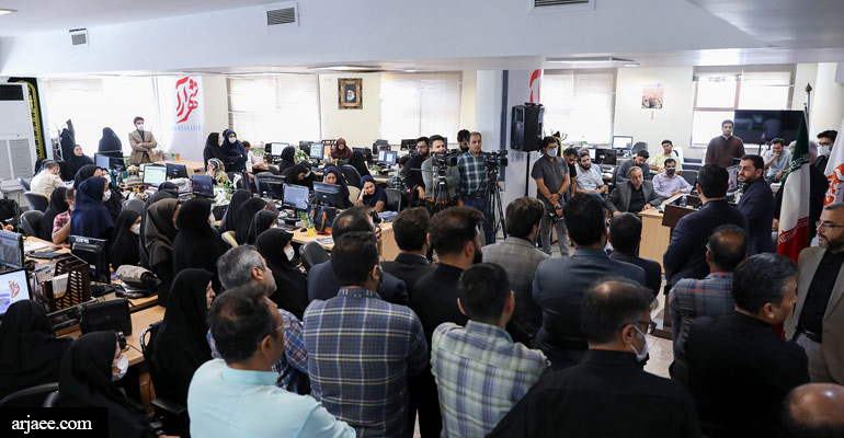حضور شهردار مشهد در روزنامه شهرآرا به مناسبت روز خبرنگار-سید عبدالله ارجائی شیرازی