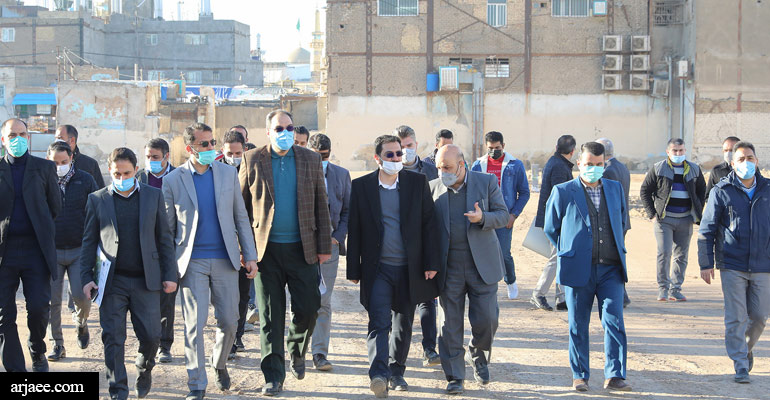 بازدید شهردار مشهد از پروژه‌های منطقه ثامن-سید عبدالله ارجائی شیرازی