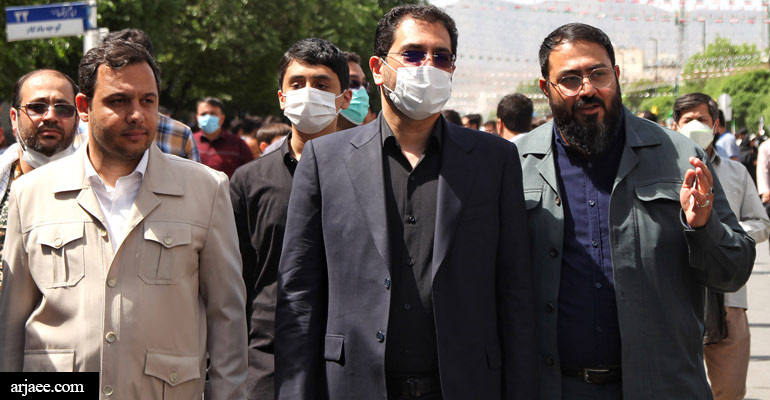راهپیمایی روز جهانی قدس در مشهد-سید عبدالله ارجائی شیرازی