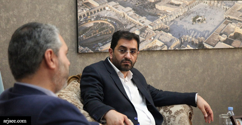 دیدار مدیر عامل شرکت مپنا با شهردار مشهد-سید عبدالله ارجائی شیرازی