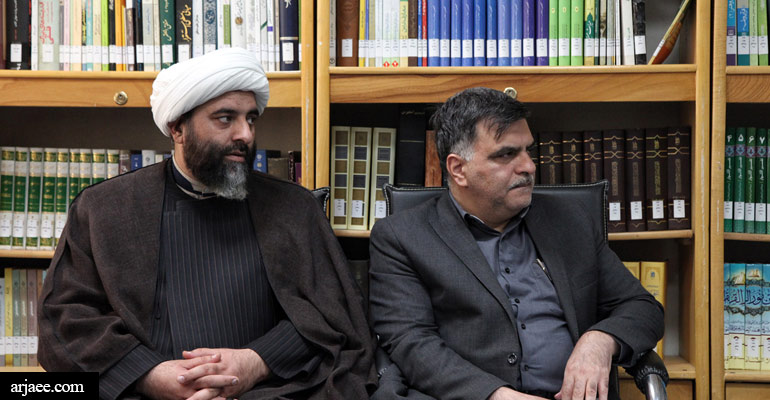 دیدار شهردار مشهد و برخی از اعضای شورای شهر با امام جمعه مشهد در خصوص ستاد اربعین-سید عبدالله ارجائی شیرازی