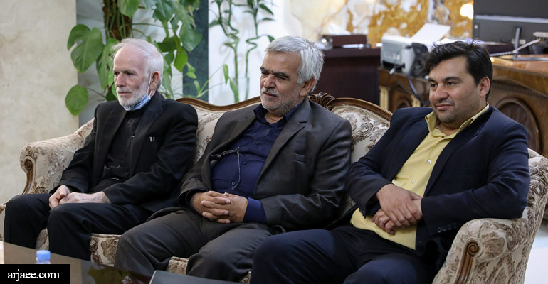 دیدار رئیس کمیته امداد امام خمینی (ره) با شهردار مشهد-سید عبدالله ارجائی شیرازی