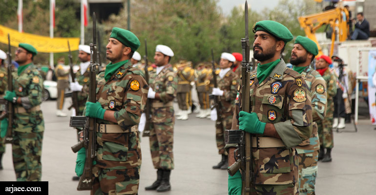 رژه نیروهای مسلح به مناسبت روز ارتش-سید عبدالله ارجائی شیرازی