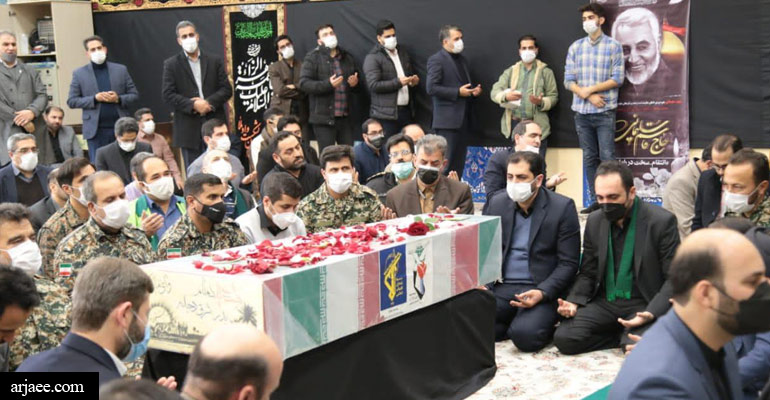 مراسم میثاق با شهداء در نمازخانه شهرداری مشهد برگزار شد -سید عبدالله ارجائی شیرازی