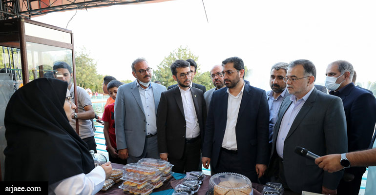 افتتاح جشنواره گل و شیرینی-سید عبدالله ارجائی شیرازی