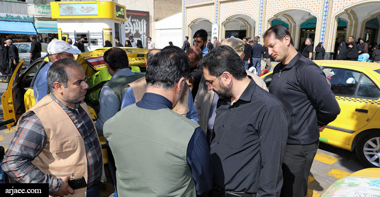 بازدید شهردار مشهد از روند خدمات دهی به زائران دهه پایانی صفر-سید عبدالله ارجائی شیرازی