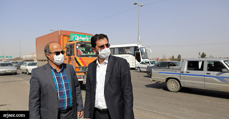 بازدید شهردار مشهد از مراحل پایانی ساخت المان های نوروزی-سید عبدالله ارجائی شیرازی