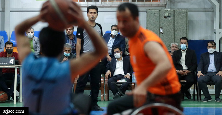 بازدید شهردار مشهد از مسابقات بسکتبال با ویلچر جام رمضان-سید عبدالله ارجائی شیرازی